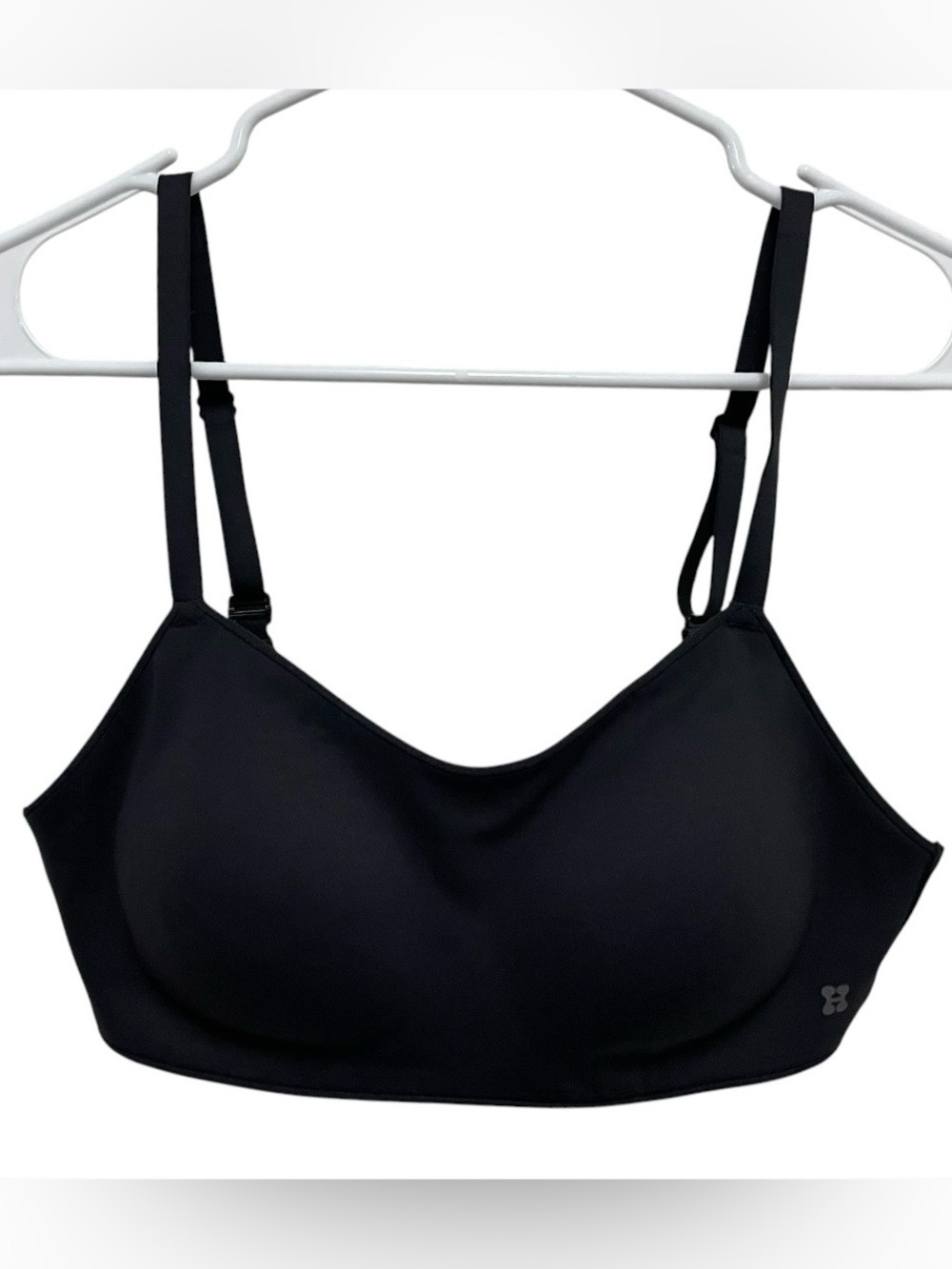 Huug daily embrace wireless seamless bra black